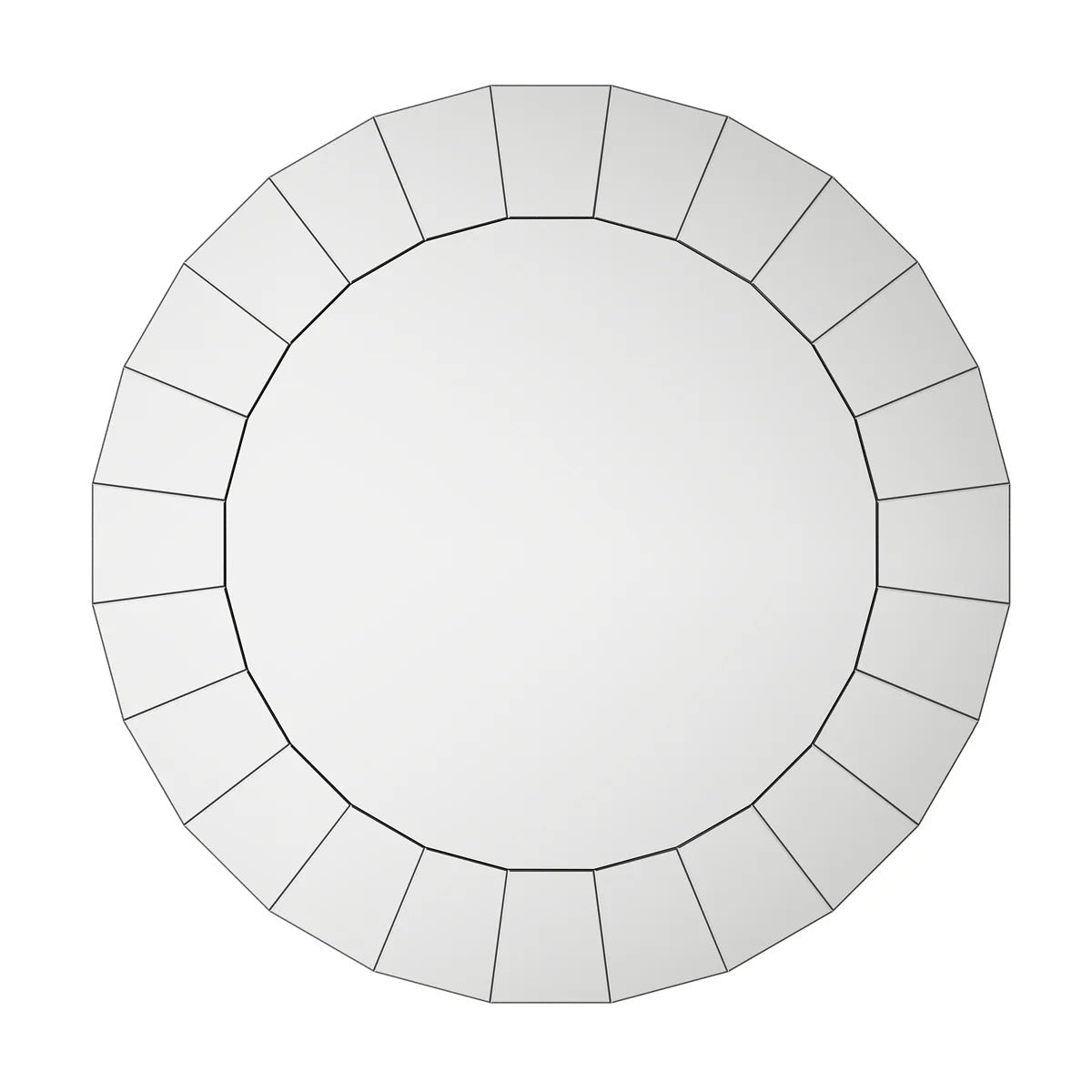 Cricle Large Round Decorative Mirrors for Wall Decor Antique Venetian Ornate Mirror for Bedroom, Bathroom, Living Room