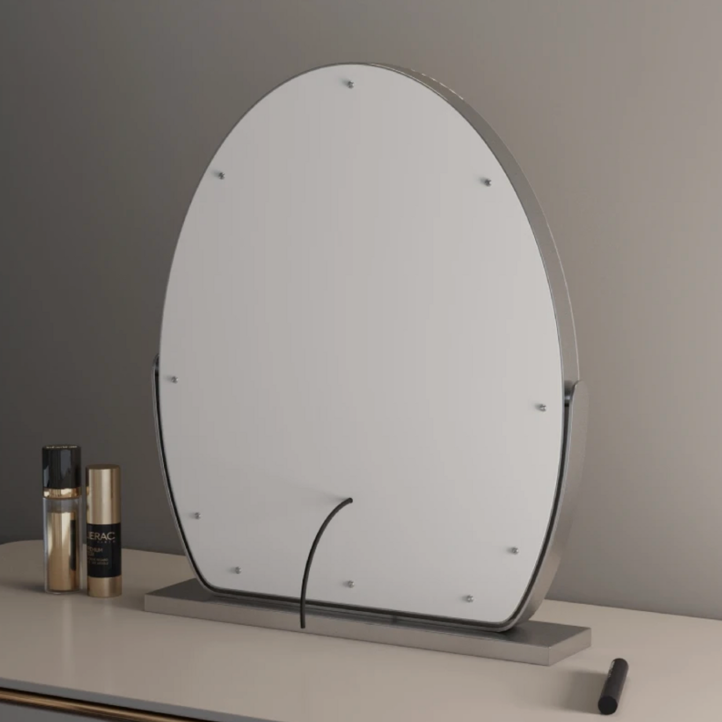 LED Vanity Mirror with Touch Sensor – Dimmable 3-Color Lighted Makeup Mirror for Bedroom